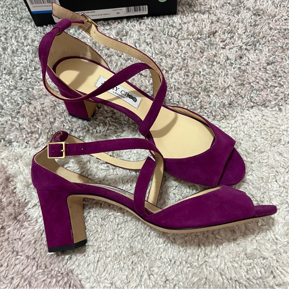 Jimmy Choo
Carrie 65mm suede sandals